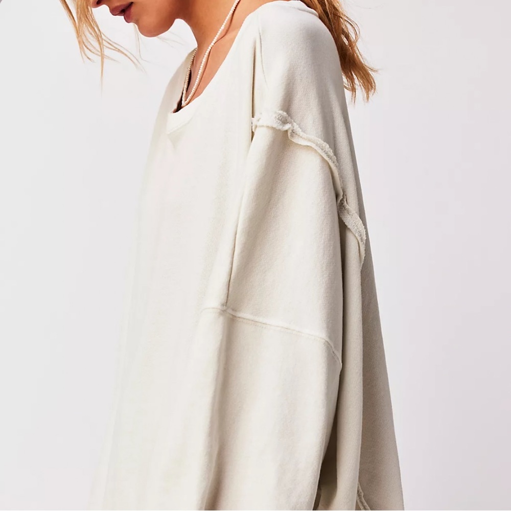 NEW! Free People Camden Sweatshirt - Picture 2 of 8